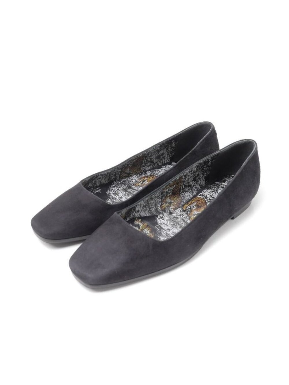 Hermes Pumps Square Toe Flat Shoes 35.5